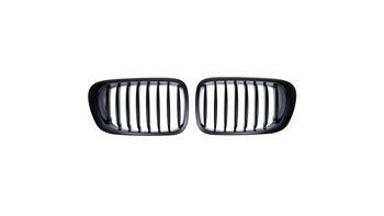 Grill BMW 3 E46 pojedyncze żeberka Matt Black