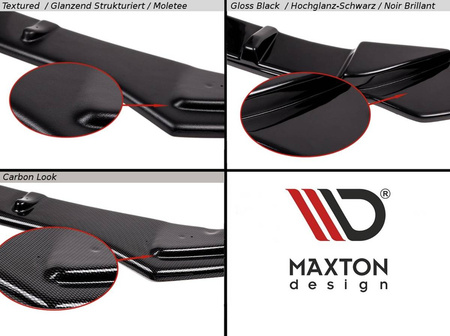 Front Splitter V.4 Audi S3 / A3 S-Line 8Y - Gloss Black