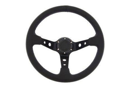 Steering wheel Pro 350mm offset:80mm Leather Black