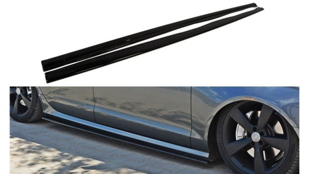 Diffuser Audi A6 C7 S-Line Side Skirts Gloss Black