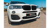 Splitter BMW X3 F25 Facelift M-Pack przód Gloss Black