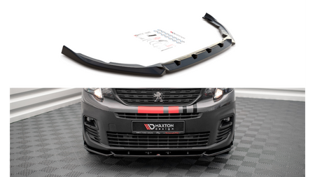 Splitter Peugeot Partner III przód Gloss Black