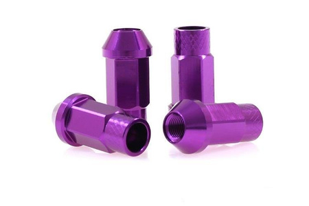 Wheel lug nuts JBR 50mm M12 x1,25 Purple