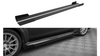 Side Skirts Mitsubishi Lancer EVO X Street Pro Black + Gloss Flaps
