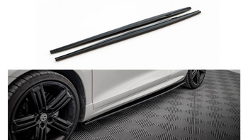 Diffuser Volkswagen Scirocco III R Side Skirts Gloss Black