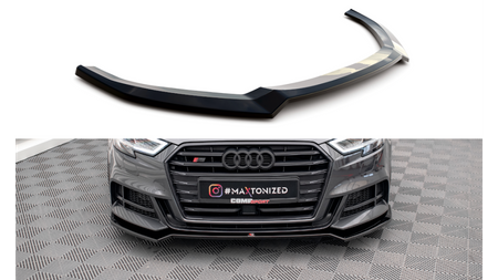 Splitter Audi A3 8V Facelift S-Line Front v.2 Gloss Black