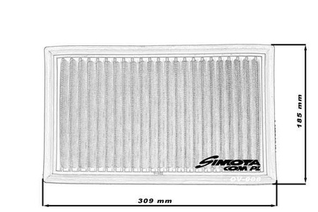 Wkładka Simota OV008 309x185mm