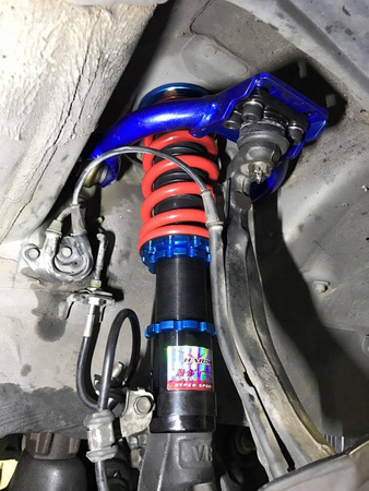 Control arms Honda Civic V Rear Lower Blue LCA