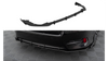 Splitter Honda Civic X Rear Side Street Pro Black + Gloss Flaps