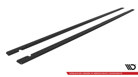 Side Skirts Volkswagen Jetta GLI Mk7 Street Pro Black-Red