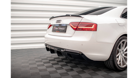 Diffuser Audi A5 8T Facelift Rear Valance Exhaust on one side version