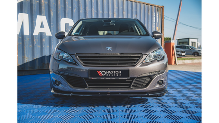Splitter Peugeot 308 II Facelift Front v.2 Gloss Black