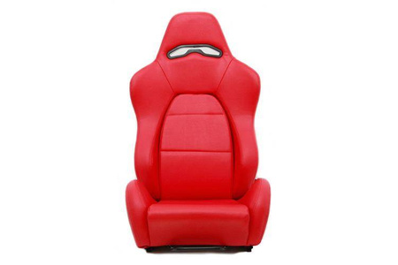 Racing seat DRAGO PVC Red