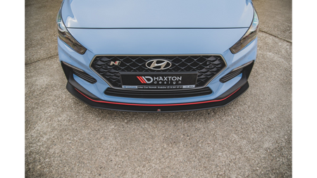 Splitter Hyundai I30 III N przód Racing Durability + Flaps Black