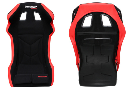 Fotel Sportowy Bimarco Matrix Welur Red-Black FIA