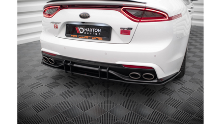 Diffuser Kia Stinger I GT GT-Line Rear Street Pro Red