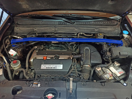 Front upper strut bar Honda CR-V 2 II Red