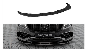Splitter Mercedes-Benz A W176 Facelift Front Pro Black-Red