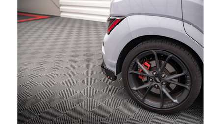 Splitter Hyundai Kona N Mk1 Rear Side Flaps Gloss Black v.1