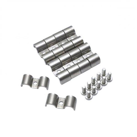 Mocowanie uchwyt przewodów 9,5 mm podwójne stal