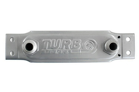 TurboWorks Oil Cooler Kit Slim 16-rows 140x125x50 AN10 Silver