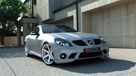 Zderzak Mercedes-Benz SLK R171 Przód AMG 204 Look bez podkładu