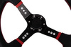 Steering wheel Pro 350mm offset:80mm Leather Black