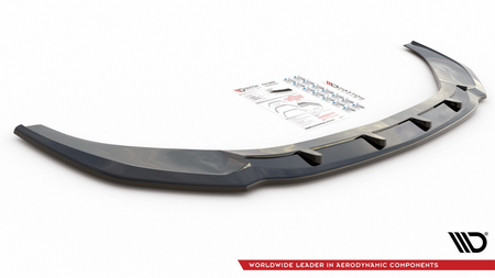 Splitter Audi A6 C8 S-Line Front v.2 Gloss Black