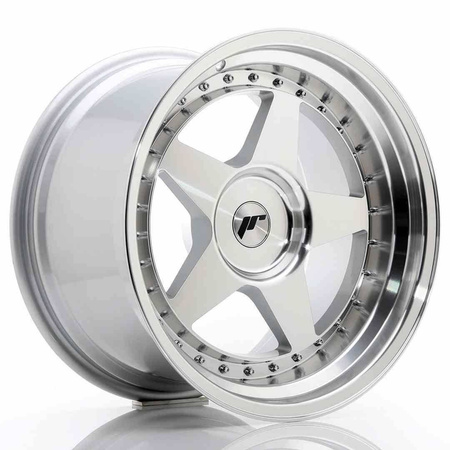 JR Wheels JR6 18x10,5 ET0-25 BLANK Silver Machined Face