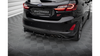 Diffuser Ford Fiesta VIII ST Rear Valance + Flaps Black Racing Durability