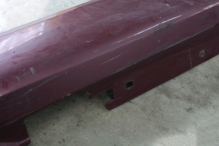 BMW E92 barberarot right sill