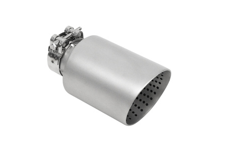 Exhaust Tip 89mm enter 51mm Brushed Chrome