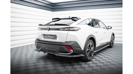 Splitter Peugeot 408 I Tył Środkowy z Dyfuzorem