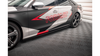 Diffuser Audi S8 D4 Side Skirts v.1 Gloss Black