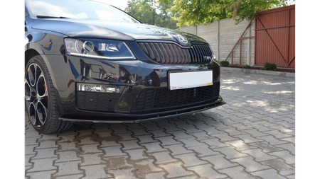 Splitter Skoda Octavia III RS Front v.1 Gloss Black