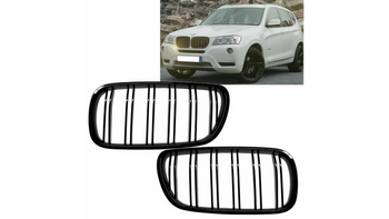 Grill BMW X3 F25 Dual Line Gloss Black