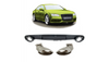 Diffuser Audi A7 C7 Rear Carbon Look