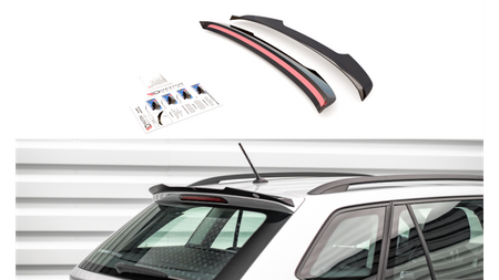 Spoiler Cap Skoda Fabia III Combi Gloss Black