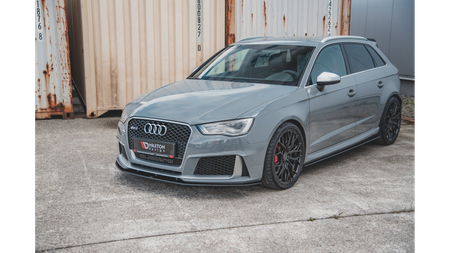 Splitter Audi RS3 8V Sportback przód Racing Durability Black