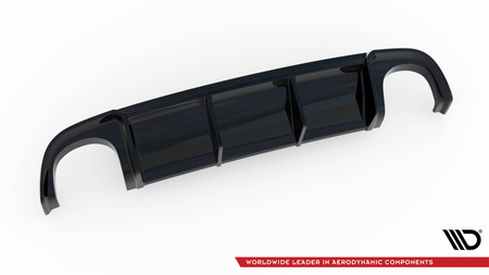 Diffuser Audi RS4 B7 Rear Valance Gloss Black