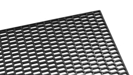 ABS mesh grill Honey Comb Black 120*40cm 16x7mm