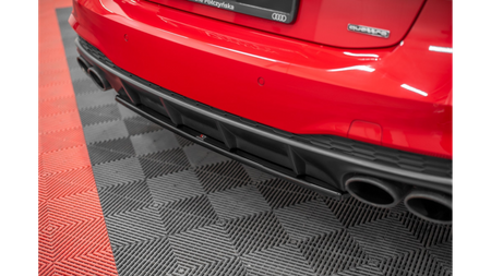 Splitter Audi S7 C8 Rear Central Gloss Black