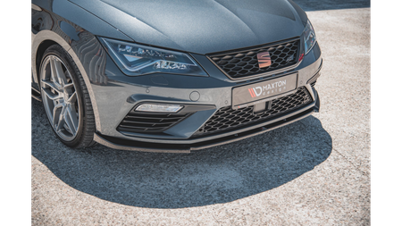 Splitter Seat Leon Cupra FR III Facelift przód v.6 Gloss Black