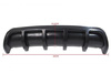 Universal Car Rear Bumper Diffuser Black