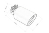 Exhaust Tip 89mm enter 51mm Brushed Chrome