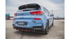 Diffuser Hyundai I30 III N Rear Racing Durability v.1 Red