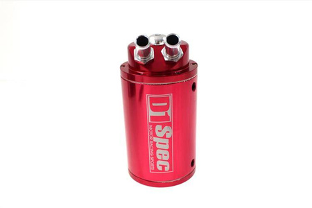 Oil catch tank D1Spec 15mm Red + Filter