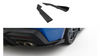 Splitter Ford Mustang GT Mk7 Tył Boczne Street Pro Black + Gloss Flaps