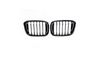 Grill BMW X3 G01 F97 X4 G02 F98 pojedyncze żeberka Gloss Black