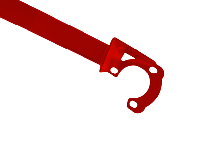 Front upper strut bar Honda Accord VI Red